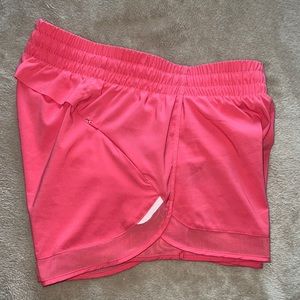 Athleta Mesh Racer Run Shorts